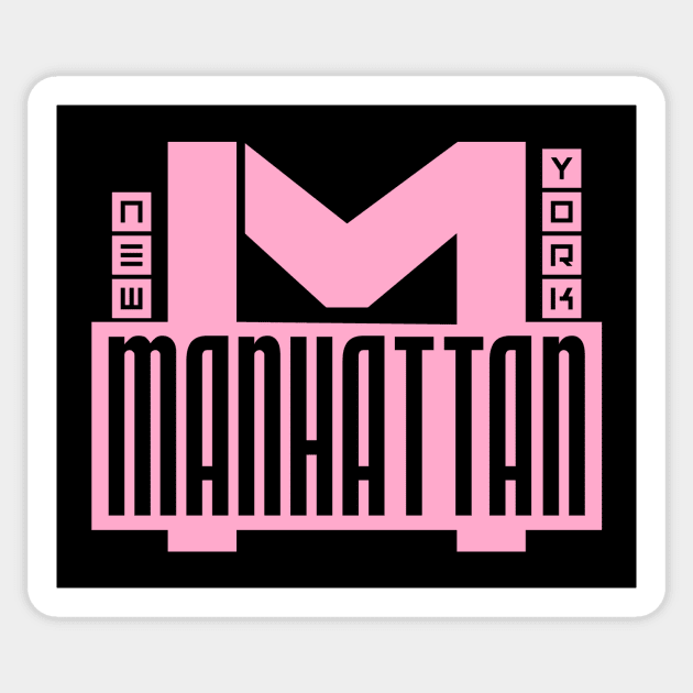 Manhattan Sticker by colorsplash